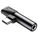 Baseus Adattatore 3 in 1 Type-C to Jack 3.5mm+USB-C L41 Black CATL41-01
