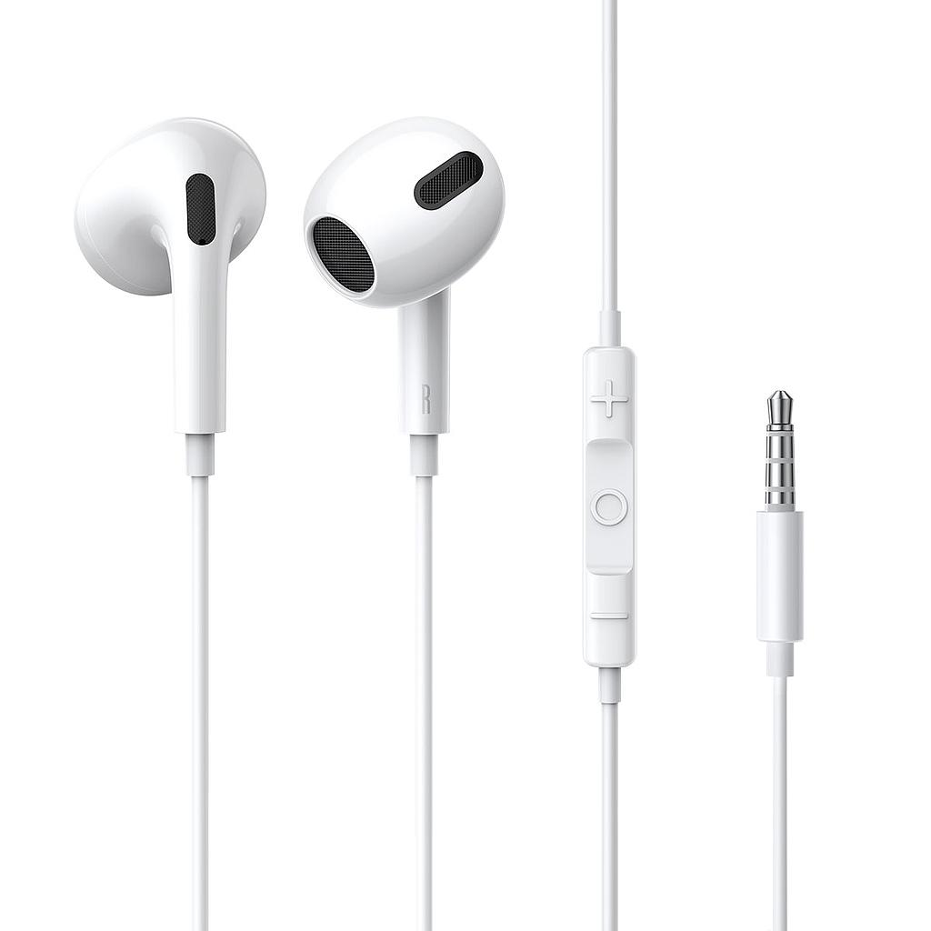 Baseus Earphone jack 3.5 mm H17 Encok In-Ear wired white NGCR020002 