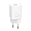 Baseus Caricabatterie USB-C 25W Super-Si Quick White CCSP020102