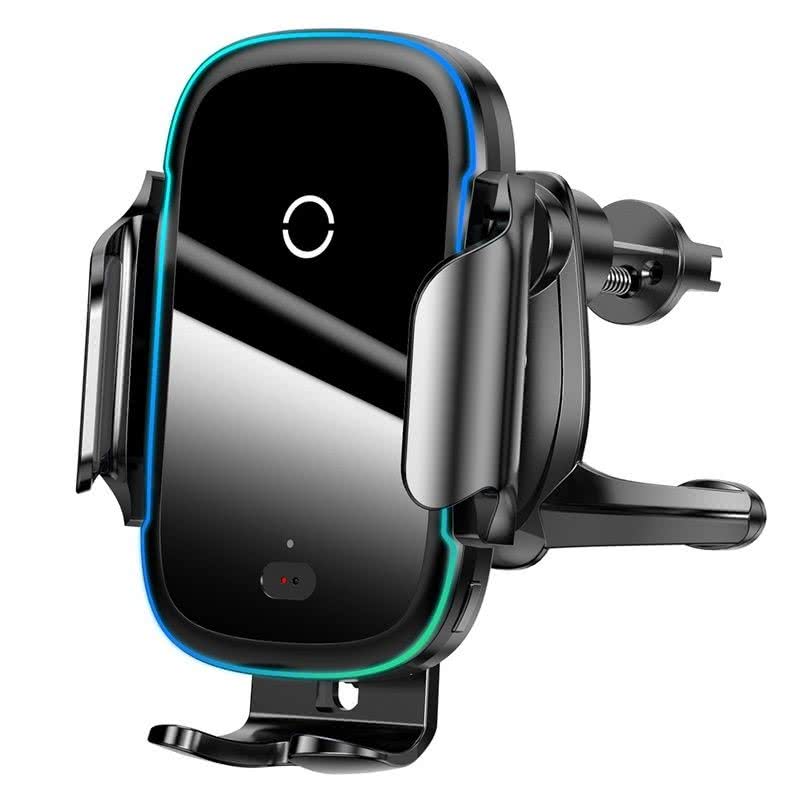 Baseus Supporto per Auto Con Ricarica Wireless 15W Black WXHW03-01