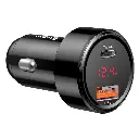 Baseus Caricabatterie per Auto 2 Porte (USB+USB-C) 45W Magic Black CCMLC20C-01