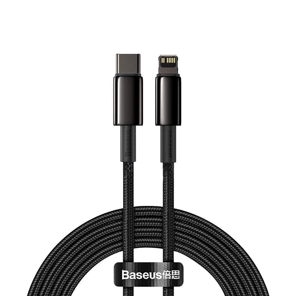 Baseus Cavo Dati Type-C to Lightning 20W 2mt tungsten gold black CATLWJ-A01