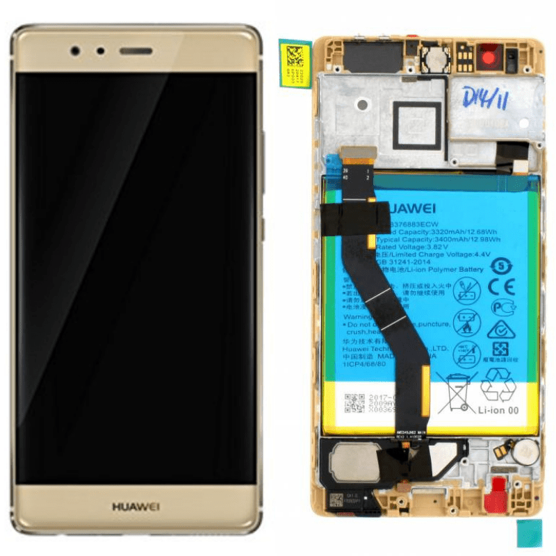 Huawei Display Lcd P9 Plus VIE-L09 gold with battery 02350SUQ 02350SUW
