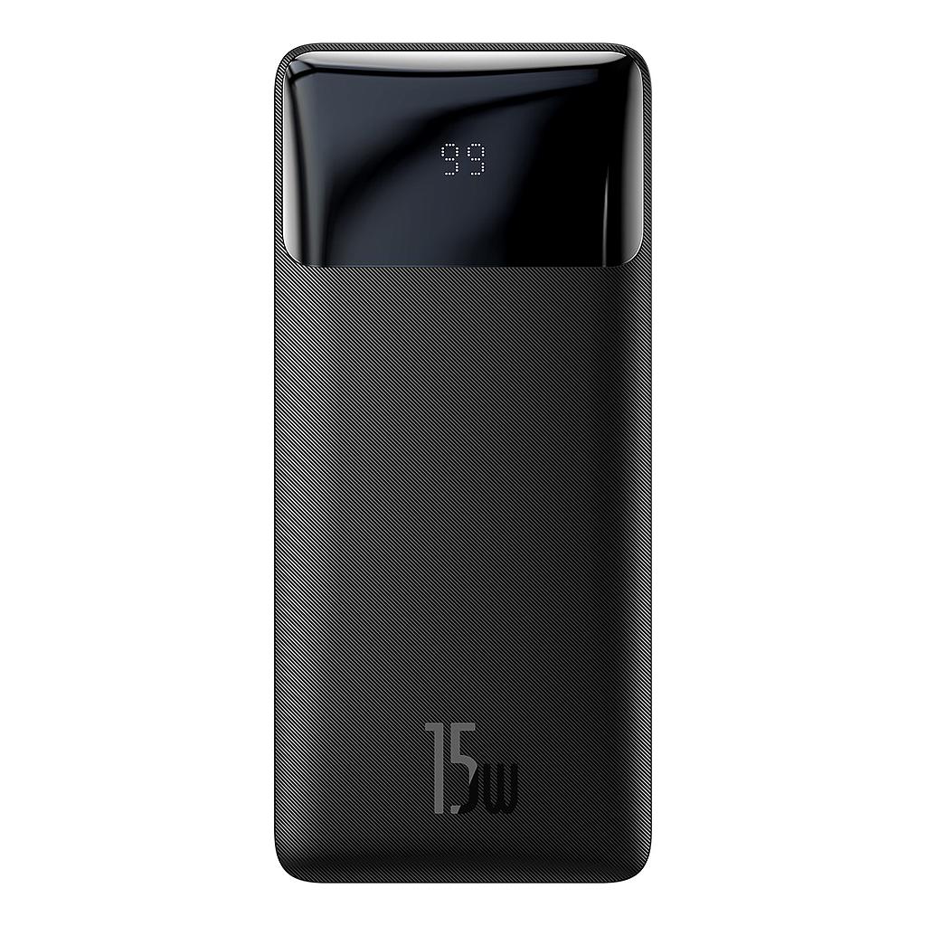 Baseus Power Bank 30000 mAh 15W bipow con display digitale black PPBD050201