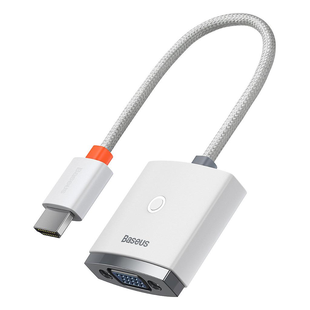 Baseus adattatore HDMI a VGA Lite Series senza audio white WKQX010002