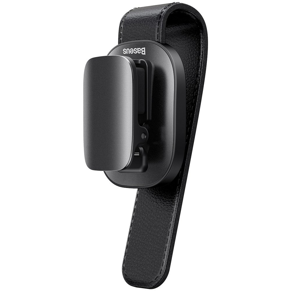 Baseus Supporto per Occhiali Da Auto Platinum Black ACYJN-B01