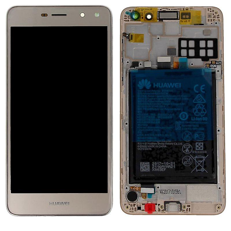 Huawei Display Lcd Y5 2017 Y6 2017 Nova Young gold with battery 02351DMF