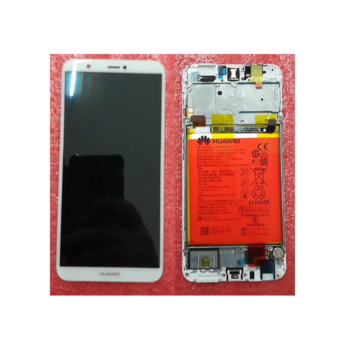 Huawei Display Lcd P Smart FIG-LX1 white with battery 02351SVE 02351SVL
