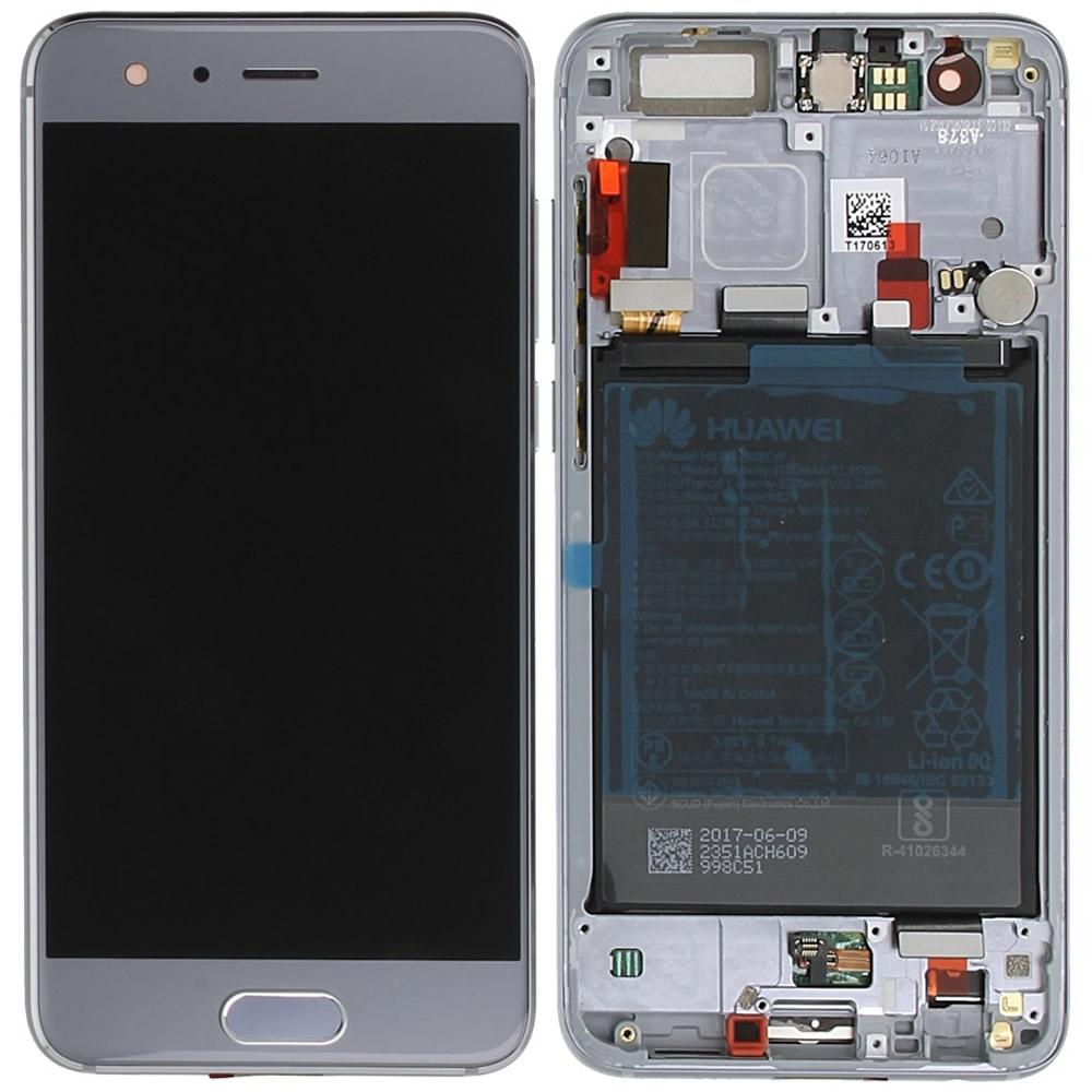 Huawei Display Lcd Honor 9 STF-L09 silver with battery 02351LCD