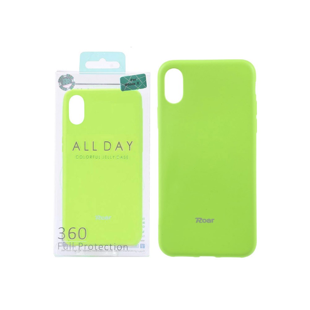 Case Roar iPhone X iPhone Xs jelly case lime