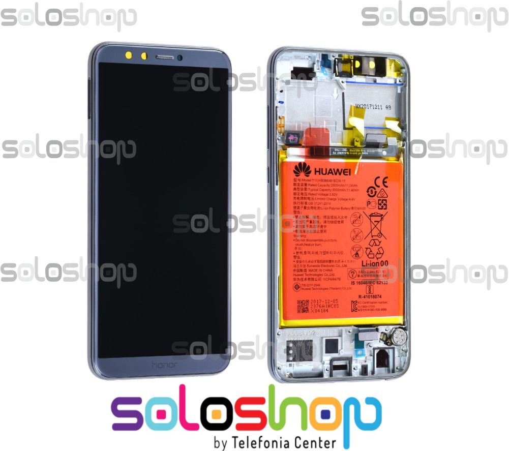 Huawei Display Lcd Honor 9 Lite LLD-L31 gray con batteria 02351SNR