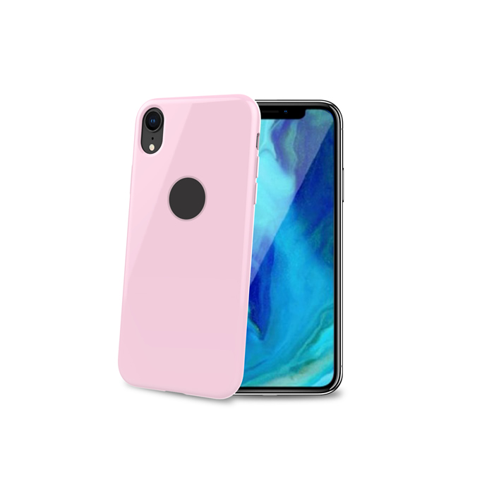 Case Celly iPhone Xr cover tpu pink GELSKIN998PK