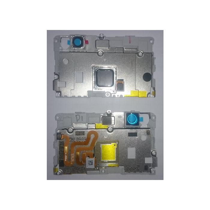 Middle cover plate Huawei P9 Lite VNS-L21 with fingerprint sensor black 02350TMR