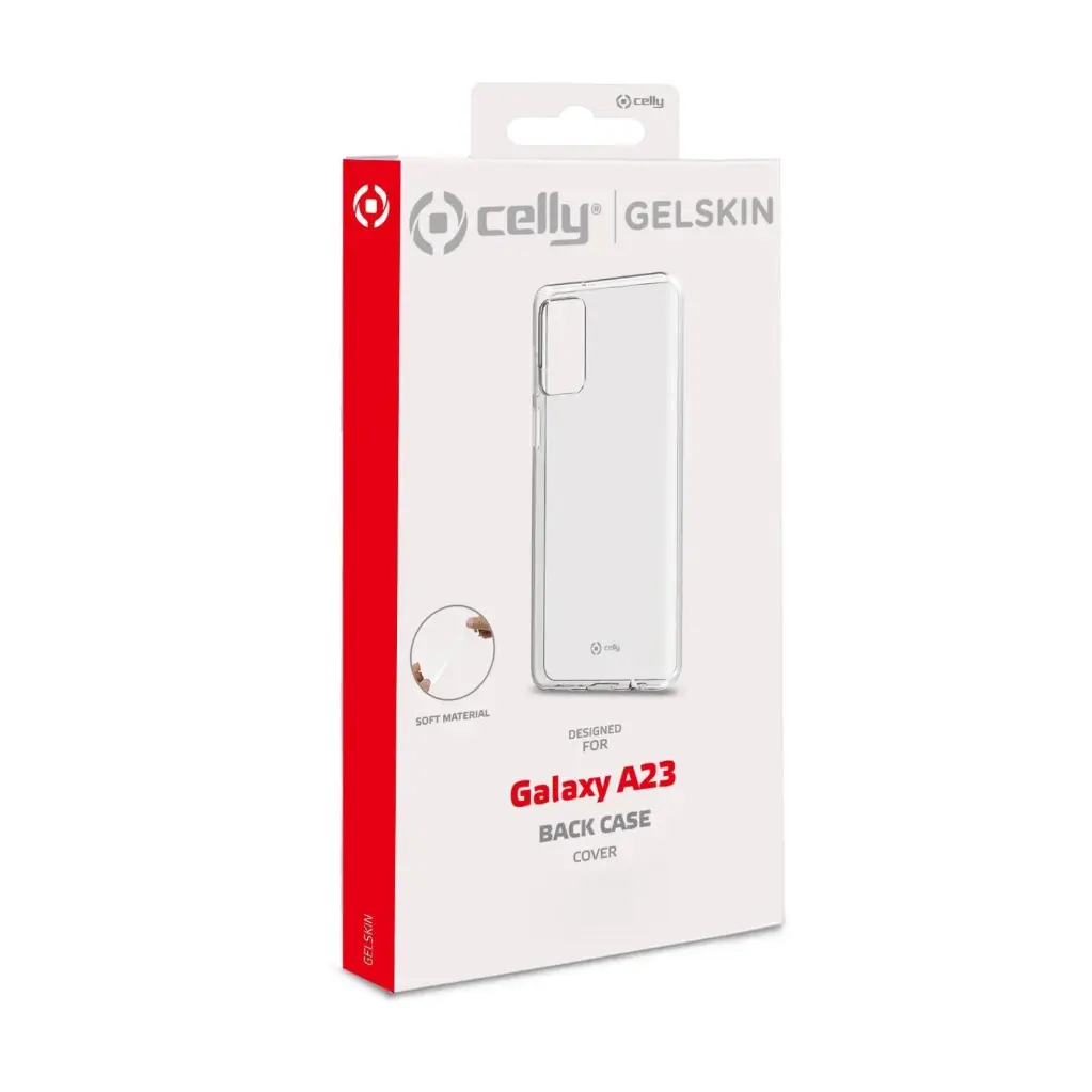 Celly Custodia Samsung A23 4G, A23 5G, A23 5G Enterprise Edition Tpu Trasparene GELSKIN1015