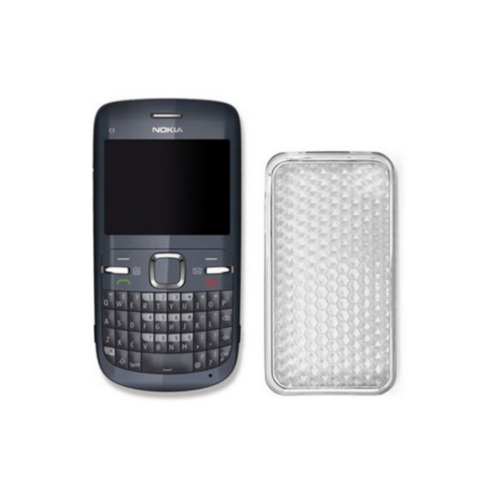 Celly Custodia Nokia C3 TPU Trasparente