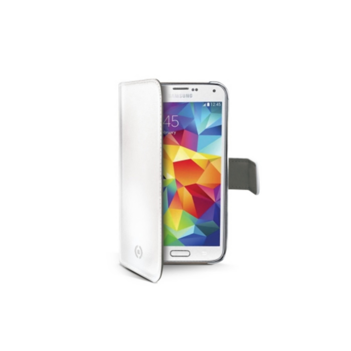 Celly Case Samsung S5 Mini Flip White