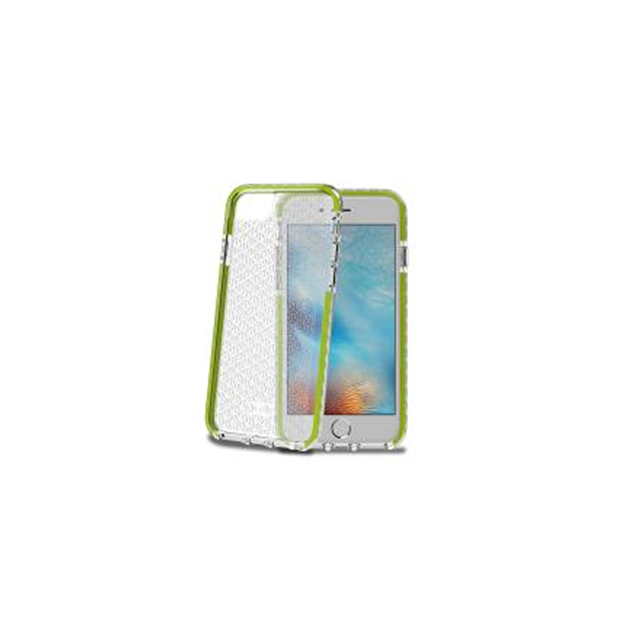 Celly Custodia iPhone 6, iPhone 6S, iPhone 7, iPhone 8, iPhone SE 2020 Hexagon Green