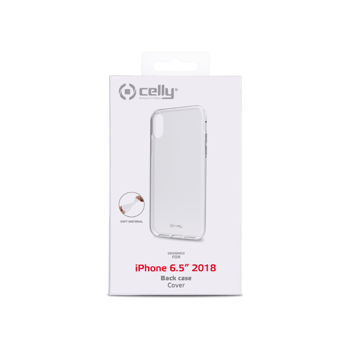 Celly Custodia iPhone Xs Max TPU Trasparente GELSKIN999
