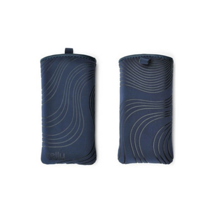 Custodia Celly Universale S fondina blu