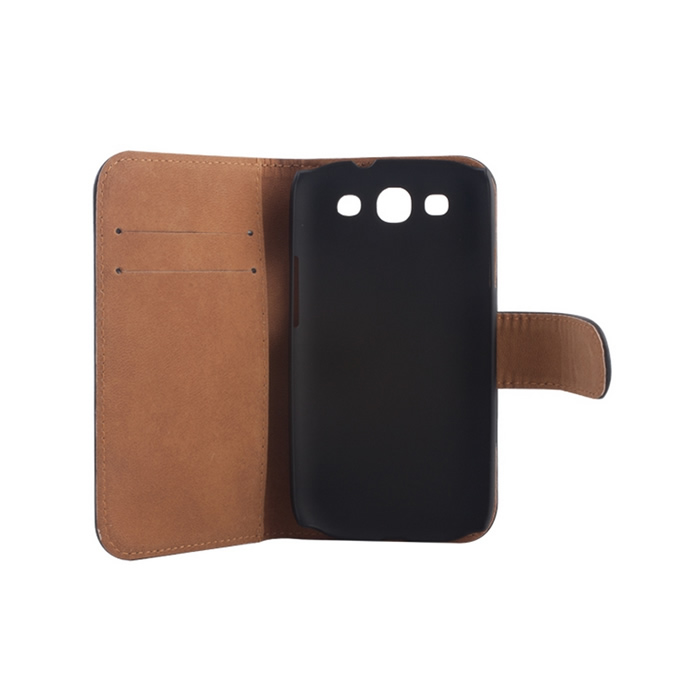 Case compatible Samsung S5 Flip wallet black