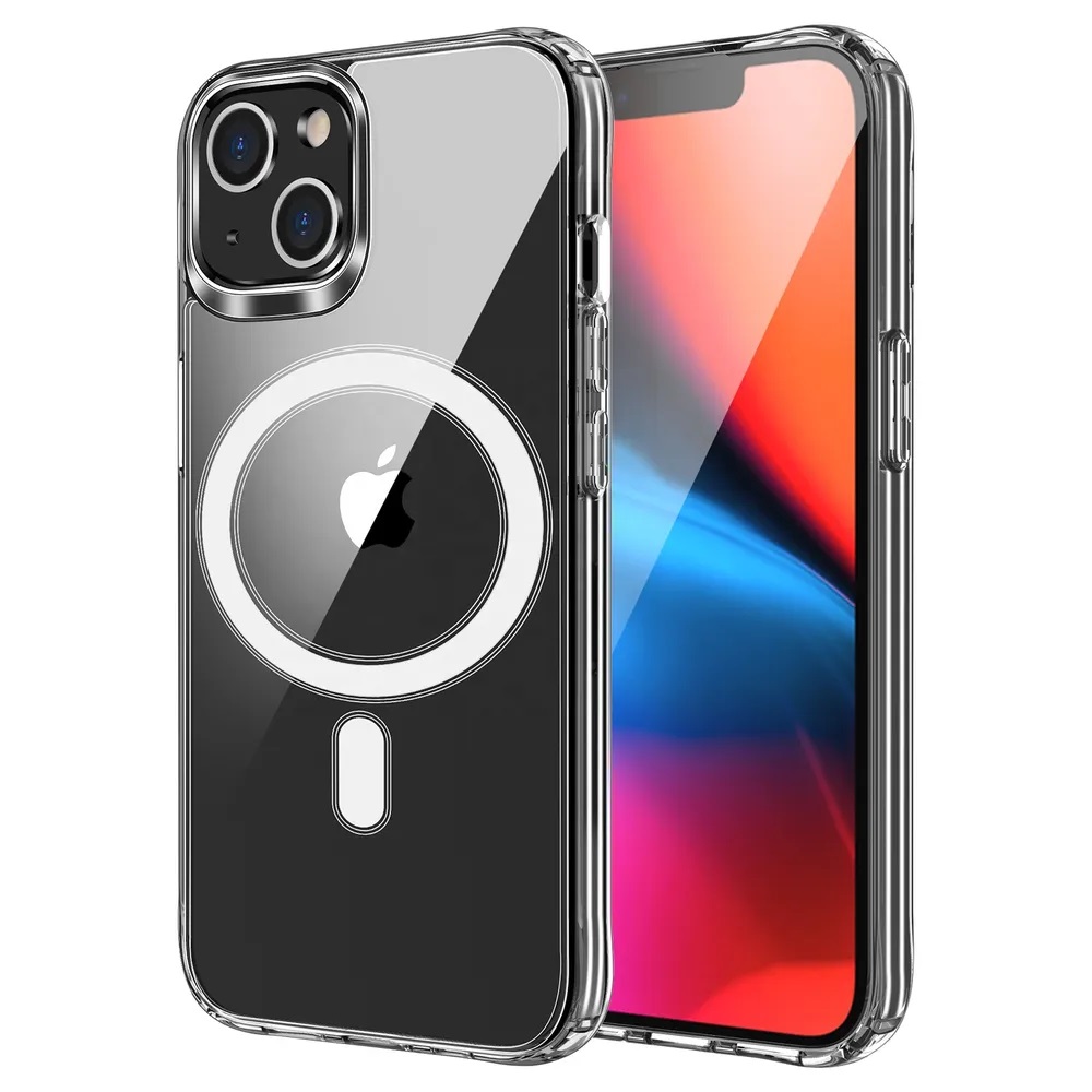 Custodia iPhone 14 MagSafe TPU Trasparente 