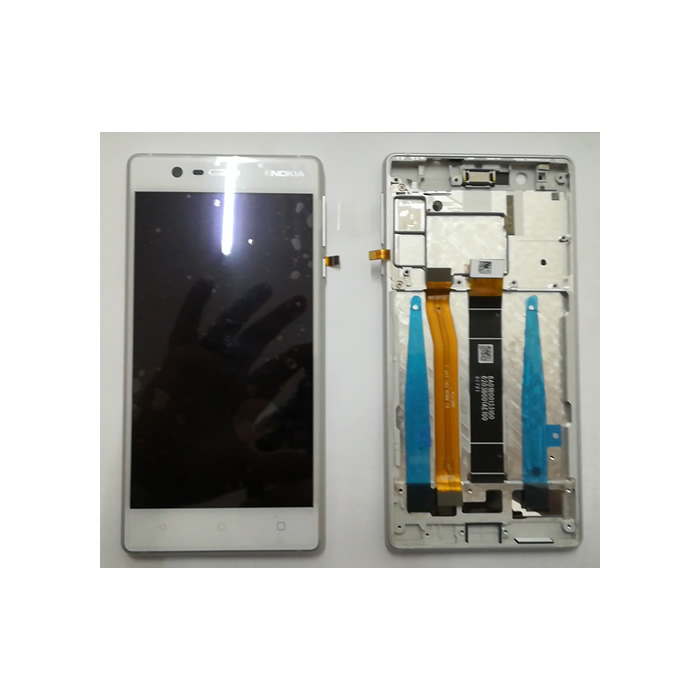 Display Lcd Nokia 3 TA-1032 Dual sim TYPE A silver 20NE1SW0001 con frame