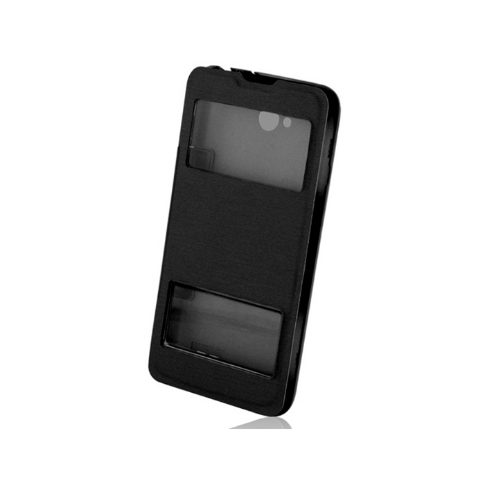 Custodia compatibile Lg G3 Flip cover S View black