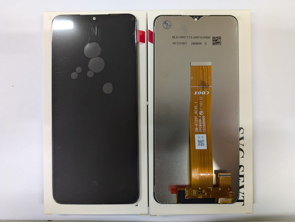 Samsung Display Lcd A12 SM-A125F A12 2021 SM-A127F (Flat SM-A125F) No Frame Compatibile