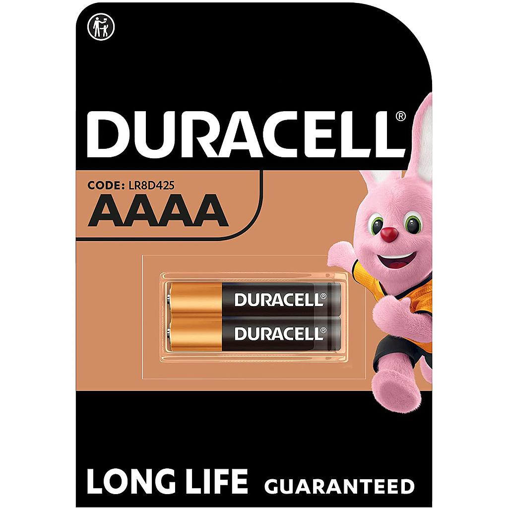 Duracell Batteria Specialistica AAAA alcaline 1.5V 2 pz LR8D425 MN2500