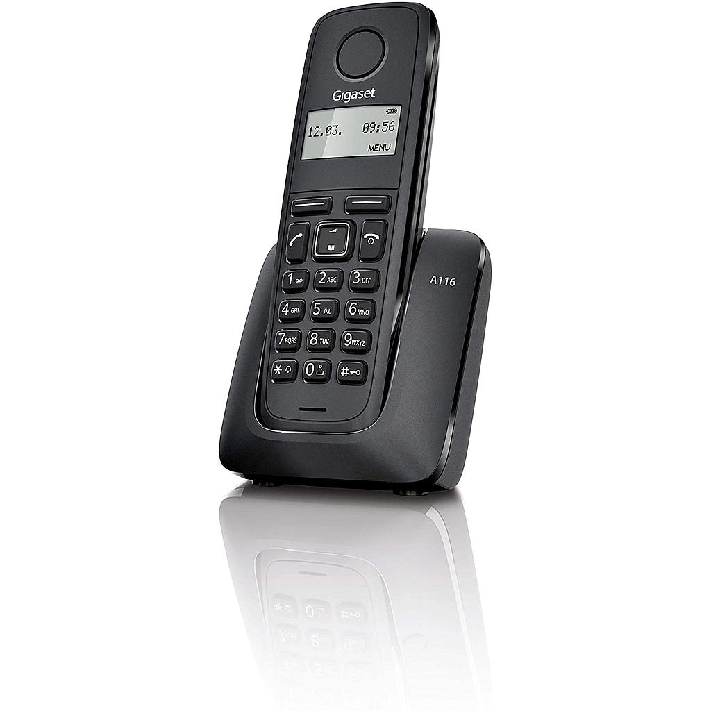 Gigaset Cordless A116 Black S30852-H2801-R101