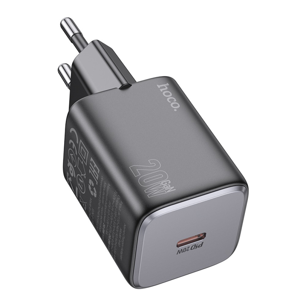 Hoco Charger USB-C 20W Black N40