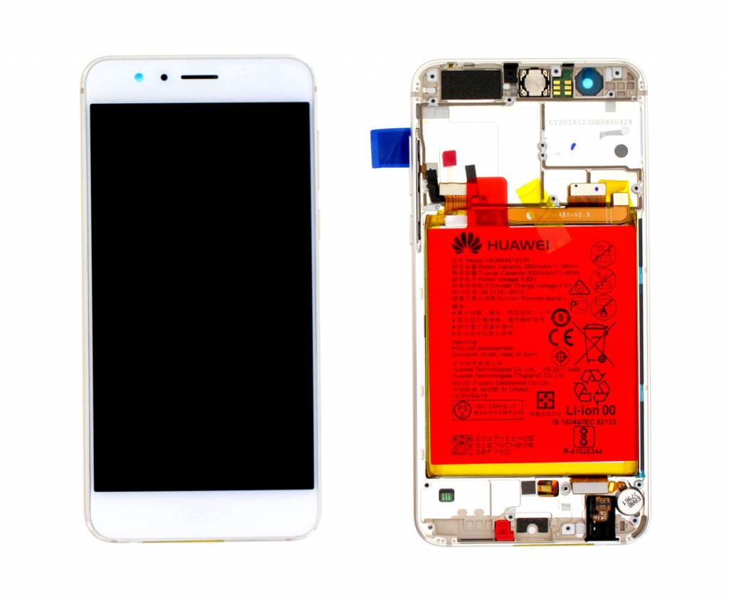 Honor Display LCD Honor 8 White With Battery 02350UEN 02350USJ