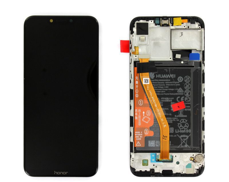 Huawei Display Lcd Honor Play black con batteria 02351YXV