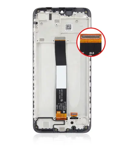 [15731] Xiaomi Display LCD Redmi 9A 9AT 9C 10A M2006C3LG M2006C3LC M2006C3MG 220233L2G 220233L2C 220233L2I Con Frame Compatibile 