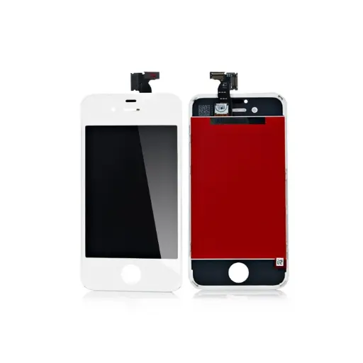 [0963] Apple Display LCD iPhone 4 Compatible White Grado AA 
