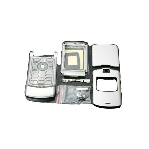 [1069] Full cover Motorola V3 grey