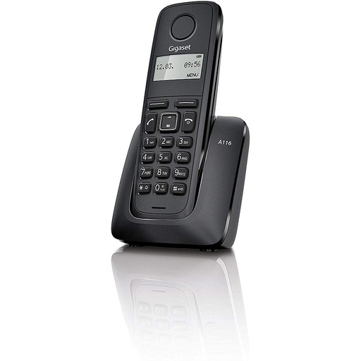 [4250366849133] Gigaset Cordless A116 Black S30852-H2801-R101