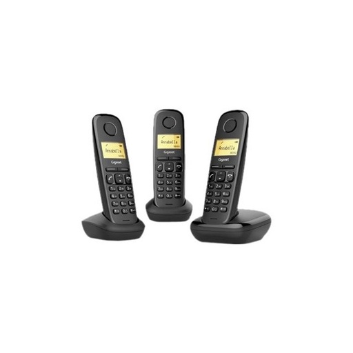 [4250366850924] Gigaset cordless A170 Trio black L36852-H2802-K111