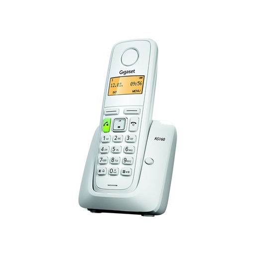 [4250366846590] Gigaset Cordless AS160 White S30852-H2411-K122