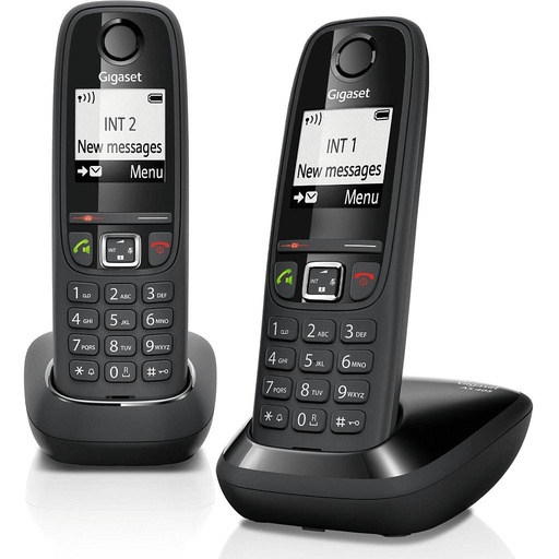[4250366837727] Gigaset Cordless AS405 Duo Black L36852-H2501-D201