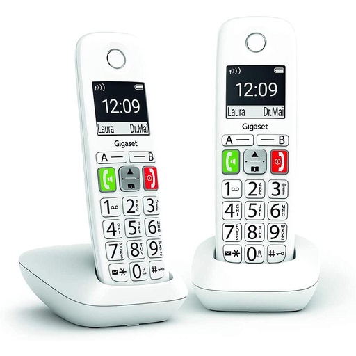 [4250366859248] Gigaset Cordless E290 Duo White L36852-H2901-D202