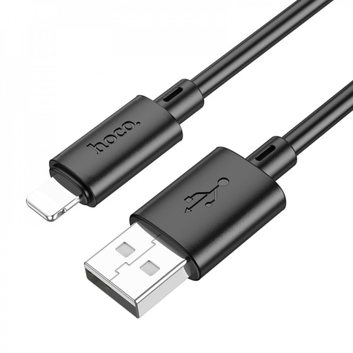 [6931474783301] Hoco Cavo Dati Lightning 1mt 2.4A fast charging black X88L.BK