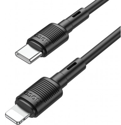 [6931474770844] Hoco Cavo Dati Type-C to Lightning (1 m) 20W fast charging black X83