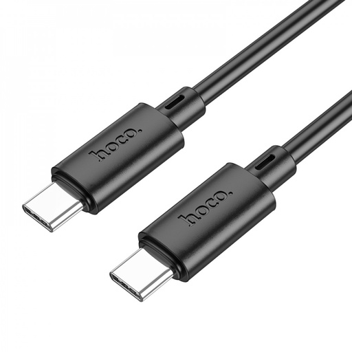 [6931474783363] Hoco data cable Type-C to Type-C 1mt 60W fast charging black X88