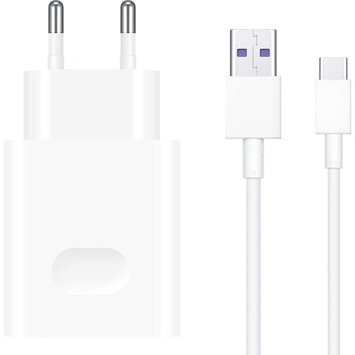 [6972453166326] Huawei Caricabatterie USB 22.5W + Cavo Type-C White CP404B 55033322