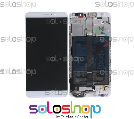 [3137] Huawei Display LCD Mate 9 Silver White Con Batteria 02351BAS