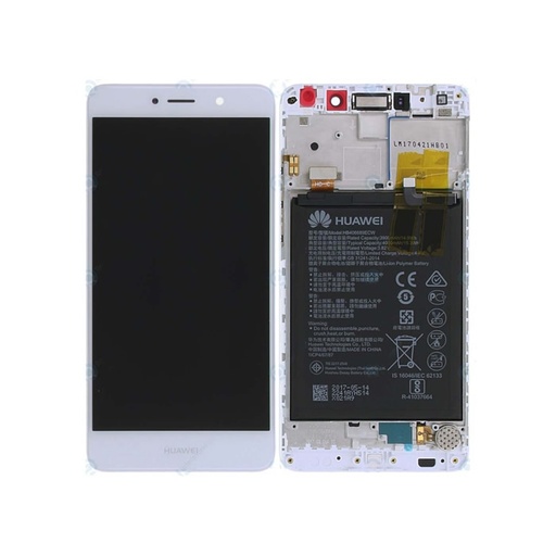 [3024] Huawei Display LCD Nova Lite Plus TRT-LX1 Y7 TRT-L21 White Con Batteria 02351GJV