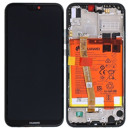 [3358] Huawei Display LCD P20 Lite ANE-LX1 Black Con Batteria 02351VPR 02351XTY