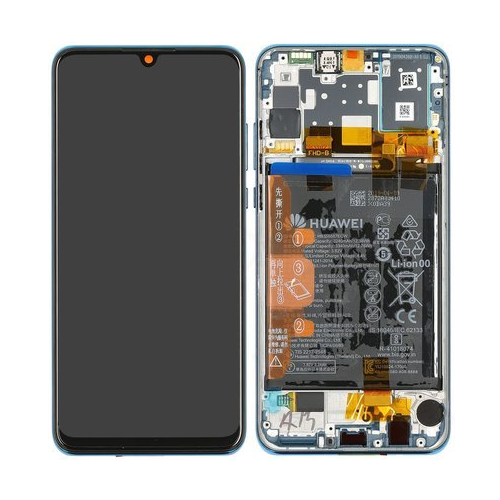 [7748] Huawei Display LCD P30 Lite New Edition 2020 Global Version Peacock Blue With Battery (24 Mpx) (MAR-AL00A) 02352PJP