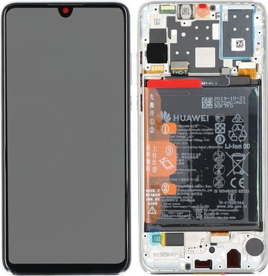 [14560] Huawei Display LCD P30 Lite New Edition 2020 Global Version White With Battery (24Mpx) (MAR-AL00A) 02352PJN